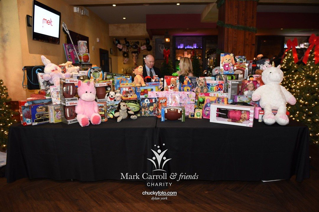 Holiday toys gathered for children